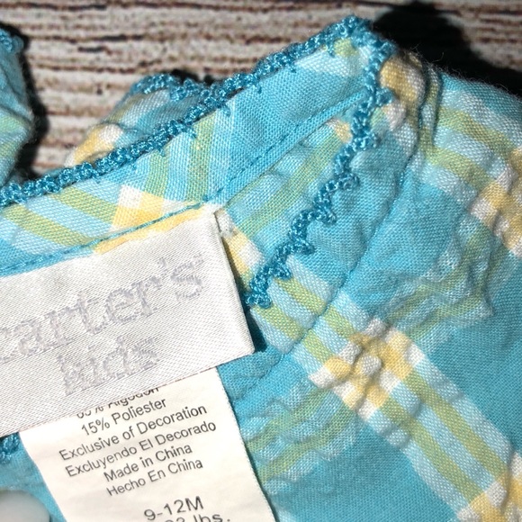 (20% OFF 4+) A33 Carter’s infant romper; 9-12mo - Picture 2 of 2